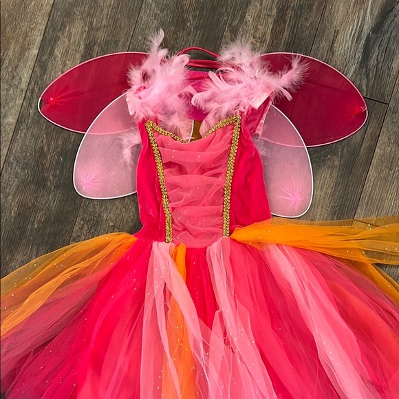 Pink and Orange Costume w/Wings - Picture 3 of 9